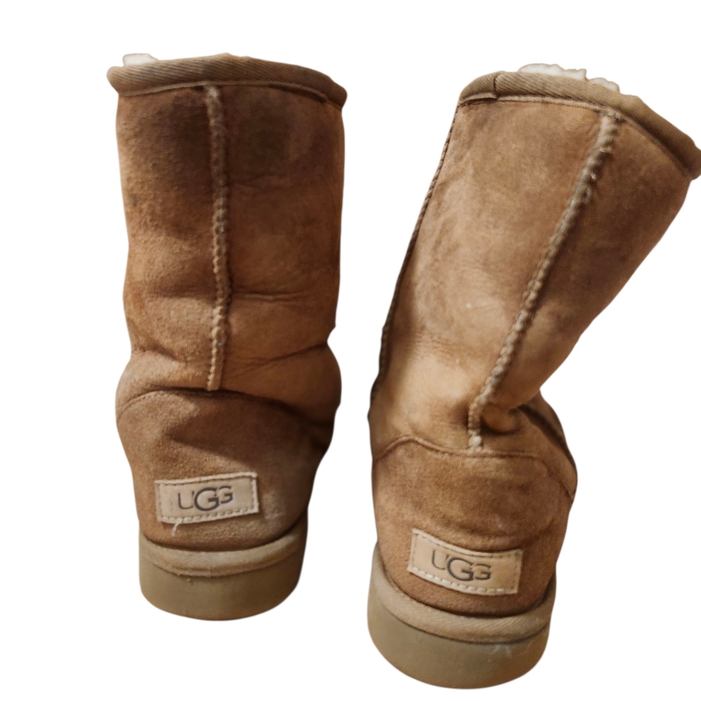 UGG Tan Sheepskin Boots - Picture 7 of 8
